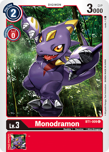 BT1-009 Monodramon Single