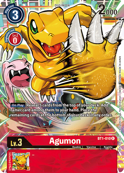 BT1-010 Alt Art Agumon Single