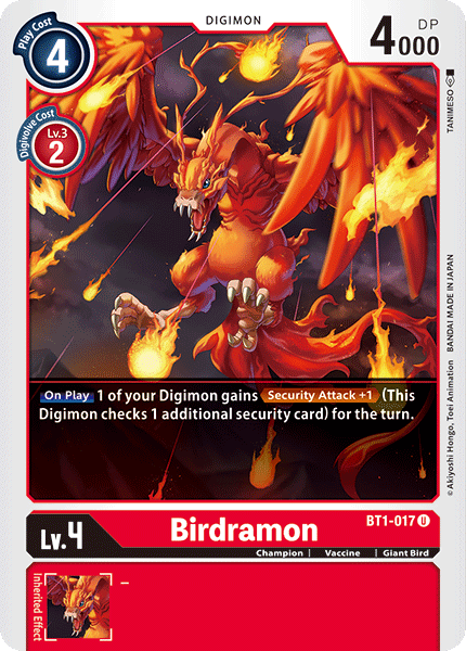 BT1-017 Birdramon Single