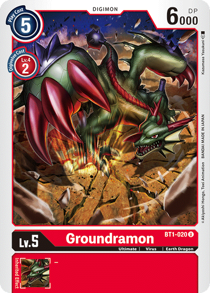 BT1-020 Groundramon Single