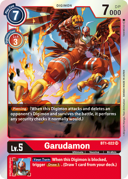 BT1-022 Garudamon Single