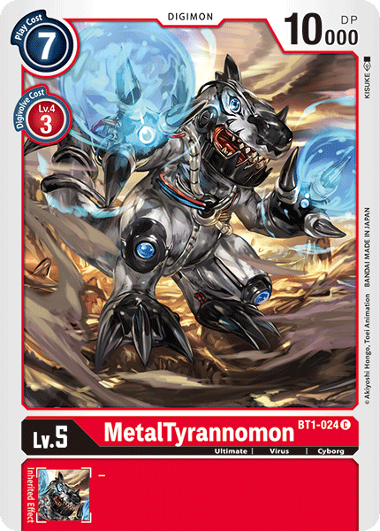 BT1-024 MetalTyrannomon Single