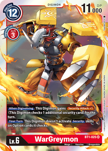 BT1-025 WarGreymon Single