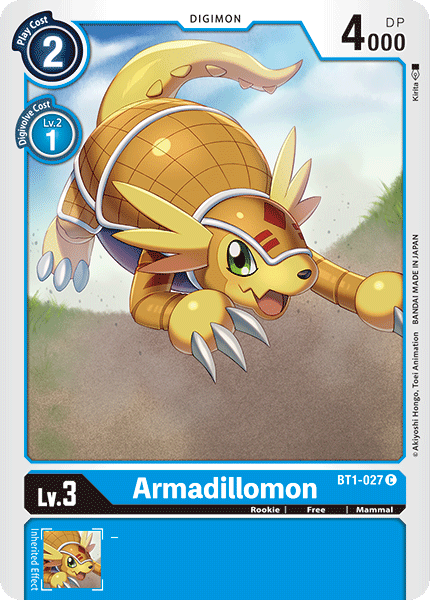 BT1-027 Armadillomon Single