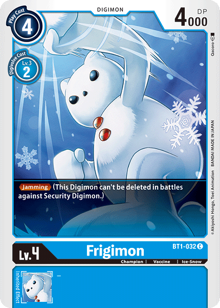 BT1-032 Frigimon Single