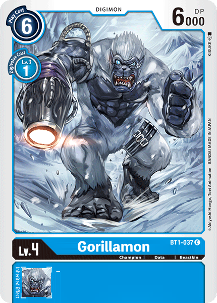 BT1-037 Gorillamon Single