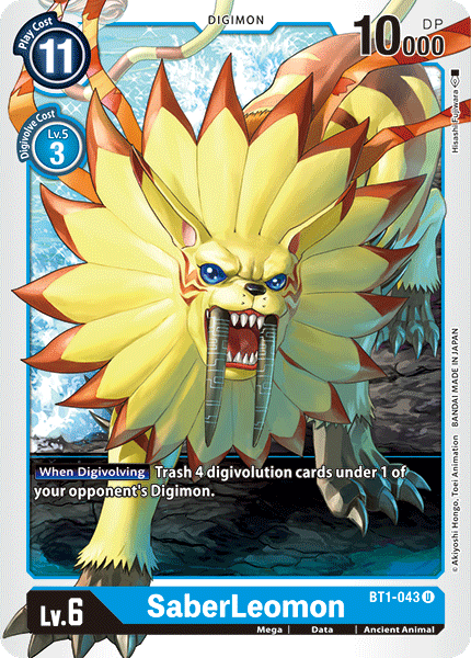 BT1-043 SaberLeomon Single