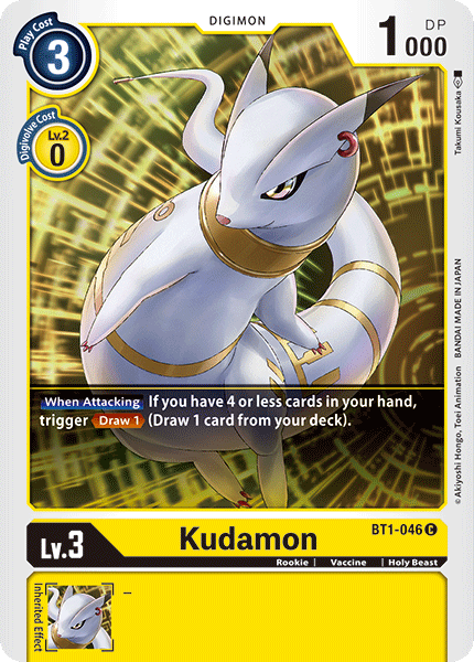 BT1-046 Kudamon Single