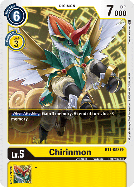 BT1-058 Chirinmon Single