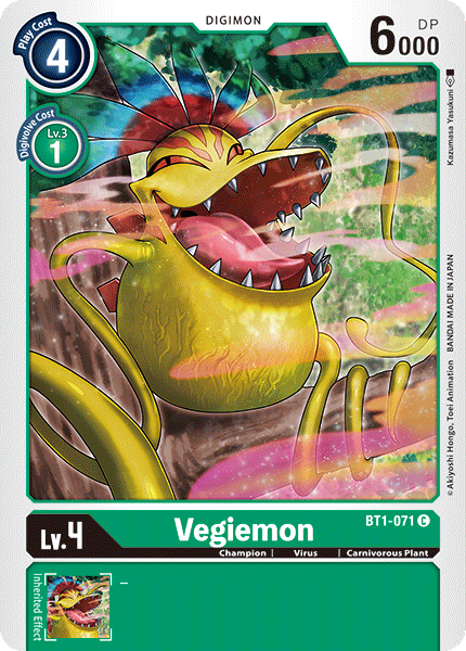 BT1-071 Vegiemon Single