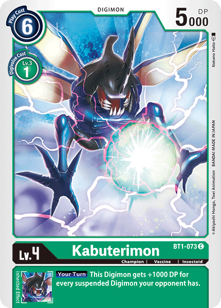 BT1-073 Kabuterimon Single