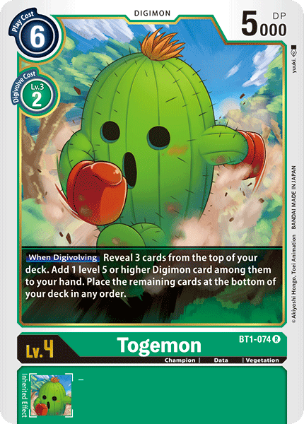 BT1-074 Togemon Single