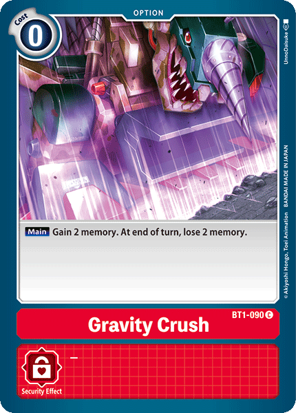 BT1-090 Gravity Crush Single