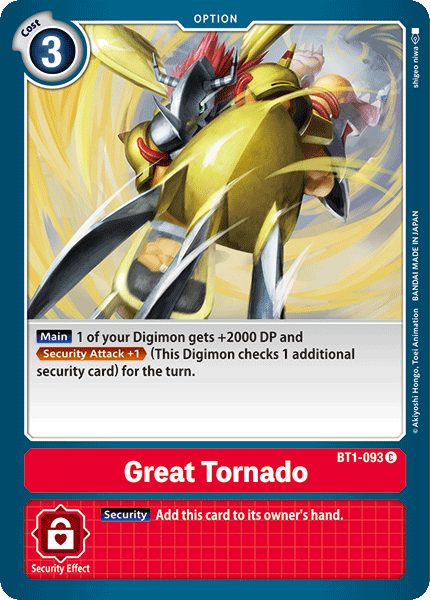 BT1-093 Great Tornado Single