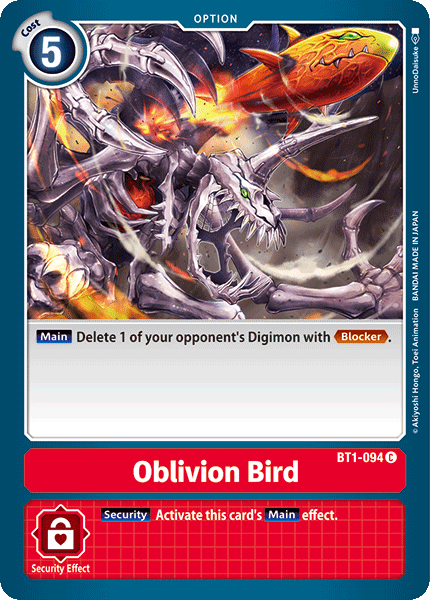 BT1-094 Oblivion Bird Single