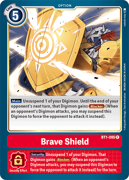 BT1-095 Brave Shield Single