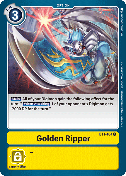 BT1-104 Golden Ripper Single