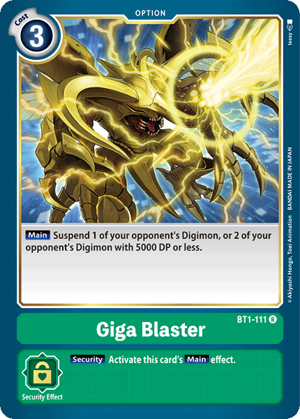 BT1-111 Giga Blaster Single