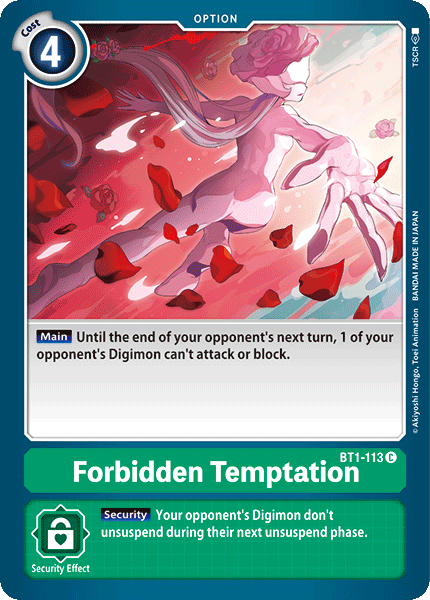 BT1-113 Forbidden Temptation Single