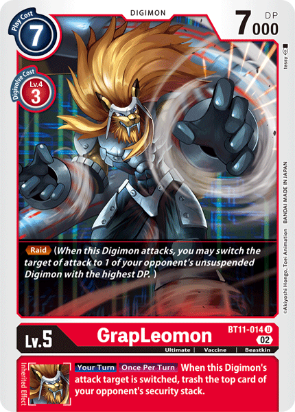 BT11-014 GrapLeomon Single