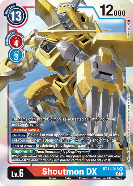 BT11-018 Shoutmon DX Single