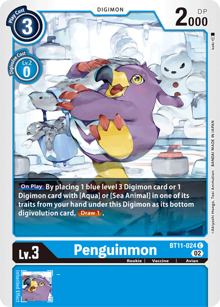 BT11-024 Penguinmon Single