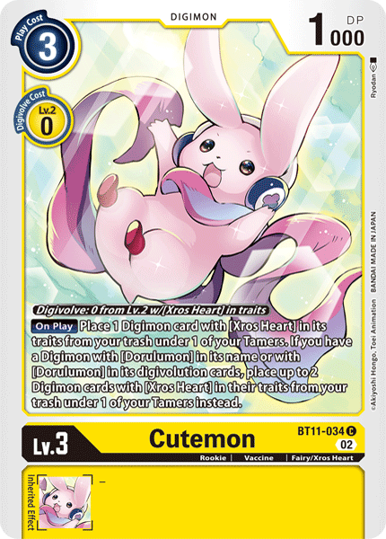 BT11-034 Cutemon Single