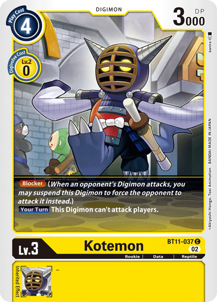 BT11-037 Kotemon Single