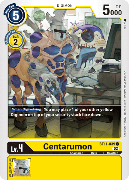 BT11-039 Centarumon Single