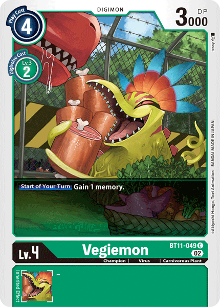 BT11-049 Vegiemon Single