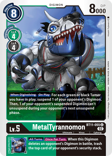 BT11-055 MetalTyrannomon Single