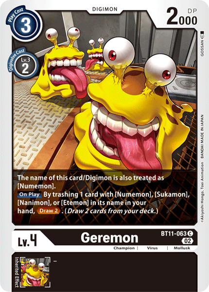 BT11-063 Geremon Single