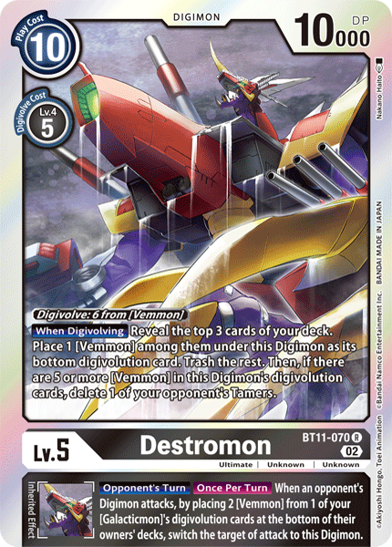 BT11-070 Destromon Single