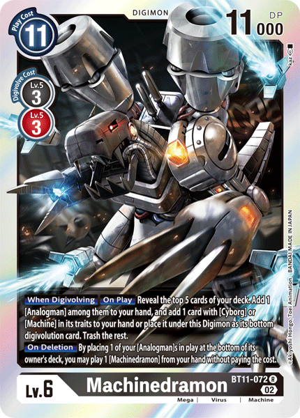 BT11-072 Machinedramon Single