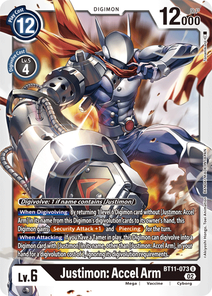 BT11-073 Justimon: Accel Arm Single