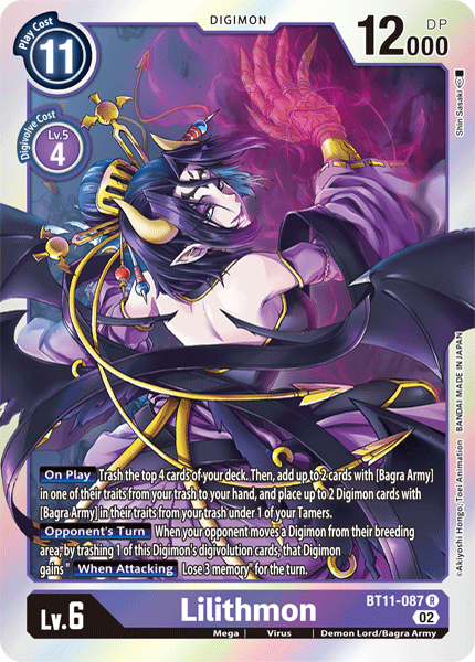 BT11-087 Lilithmon Single