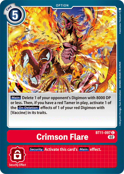 BT11-097 Crimson Flare Single