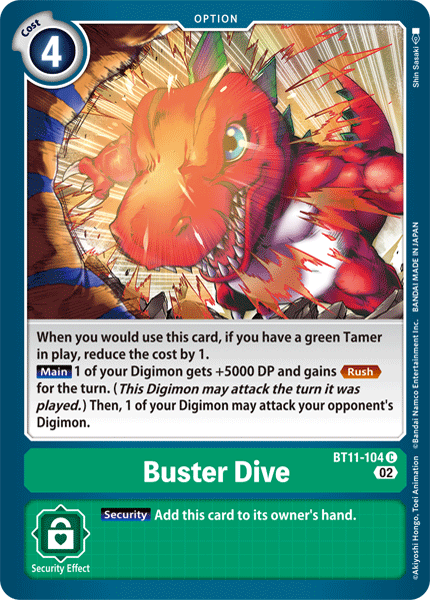 BT11-104 Buster Dive Single