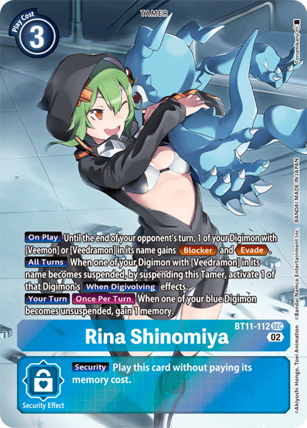 BT11-112 Alt Art Rina Shinomiya Single