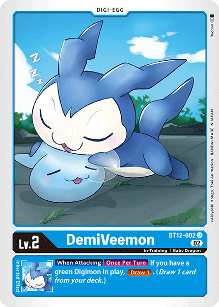 BT12-002 DemiVeemon Single