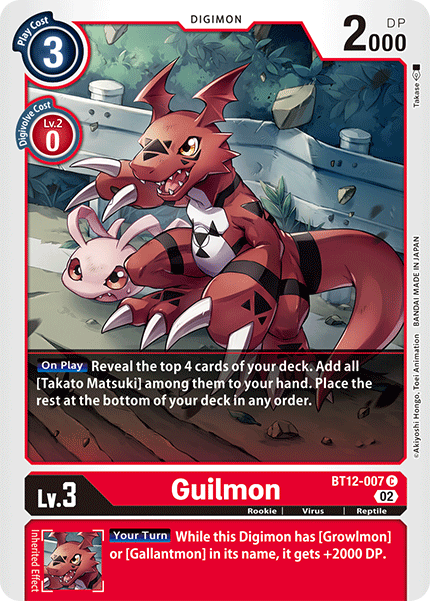 BT12-007 Guilmon Single