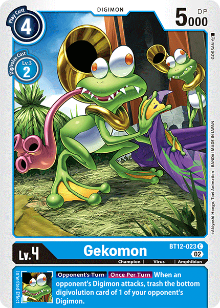 BT12-023 Gekomon Single