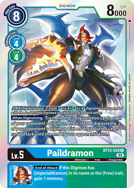 BT12-028 Paildramon Single