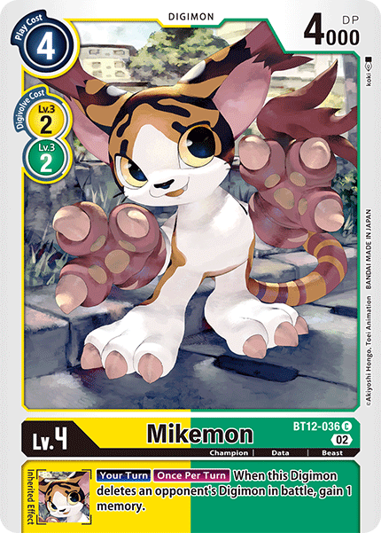 BT12-036 Mikemon Single