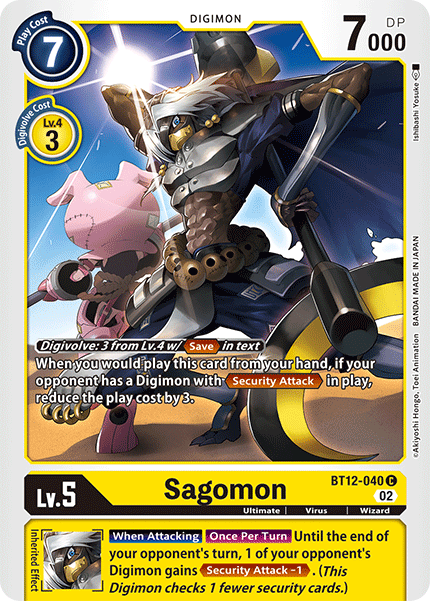 BT12-040 Sagomon Single