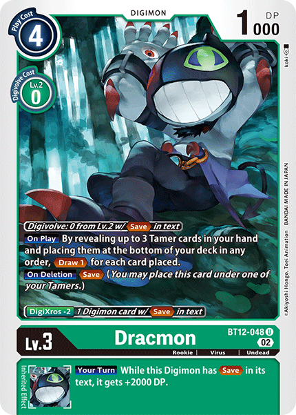 BT12-048 Dracmon Single