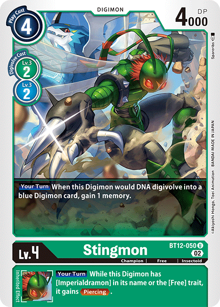 BT12-050 Stingmon Single