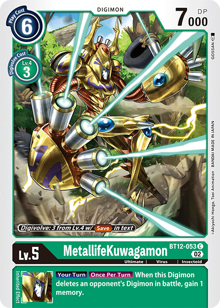 BT12-053 MetallifeKuwagamon Single