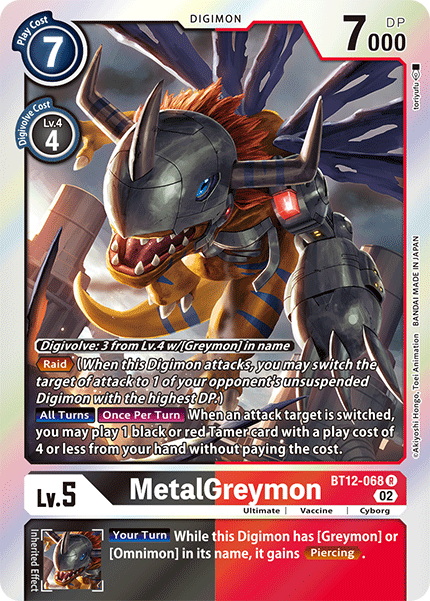 BT12-068 MetalGreymon Single