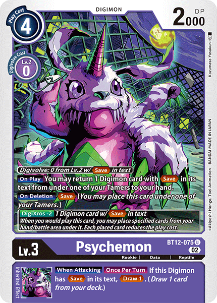 BT12-075 Psychemon Single